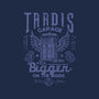 Tardis Garage-Womens-V-Neck-Tee-Arinesart