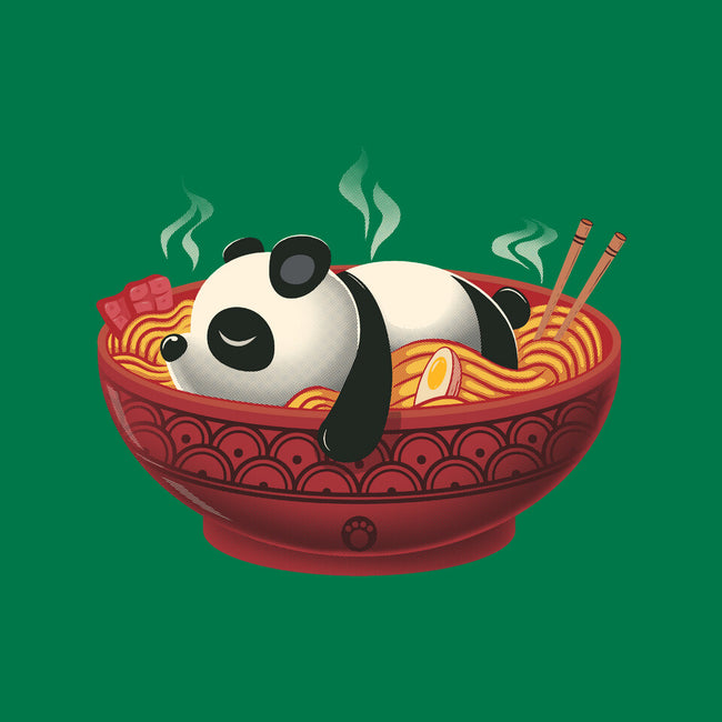 Sleepy Ramen Panda-None-Fleece-Blanket-erion_designs