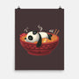 Sleepy Ramen Panda-None-Matte-Poster-erion_designs