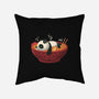 Sleepy Ramen Panda-None-Removable Cover w Insert-Throw Pillow-erion_designs