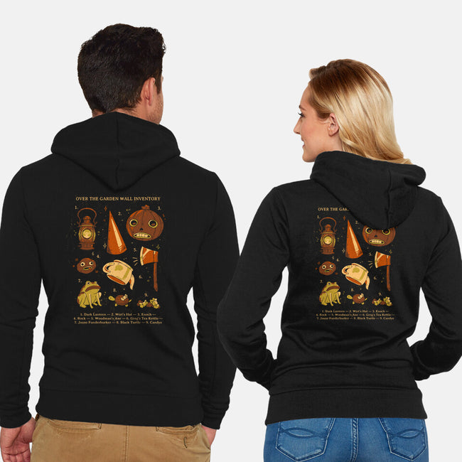 Garden Inventory-Unisex-Zip-Up-Sweatshirt-yumie