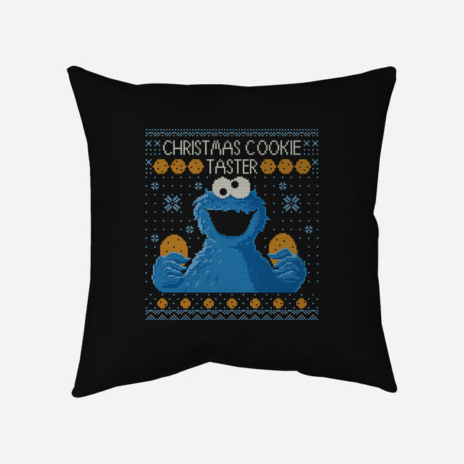 Christmas Cookie Taster-None-Removable Cover w Insert-Throw Pillow-erion_designs