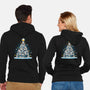 Penguin Christmas Tree-Unisex-Zip-Up-Sweatshirt-Vallina84