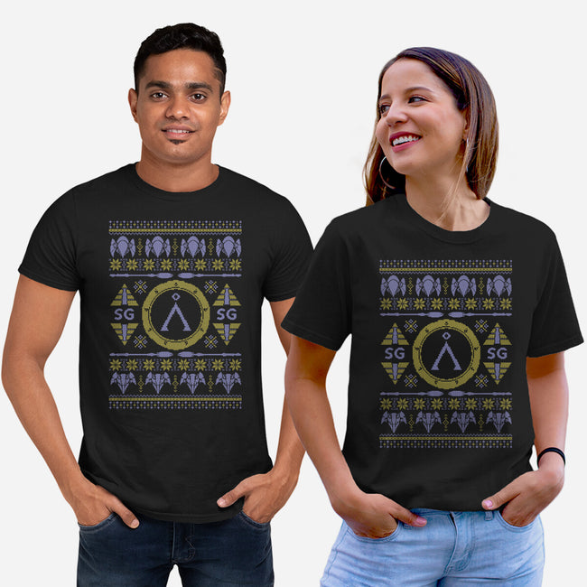 A Gate To Christmas-Unisex-Basic-Tee-Arinesart