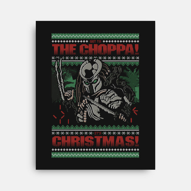 A Choppa Christmas-None-Stretched-Canvas-Arinesart