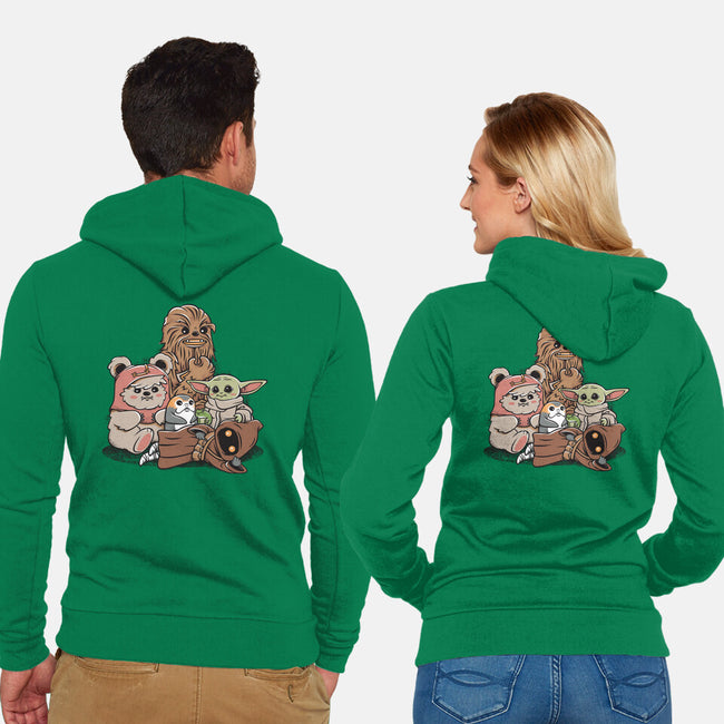 The Cutest Club In The Galaxy-Unisex-Zip-Up-Sweatshirt-anarist