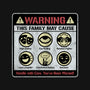 Family Warning-Baby-Basic-Onesie-NMdesign