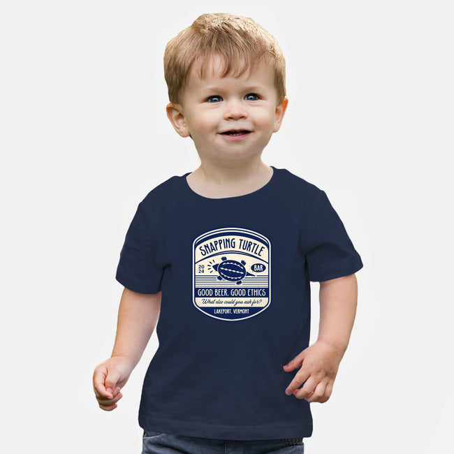 Snapping Turtle Emblem-Baby-Basic-Tee-LAGELANTEE