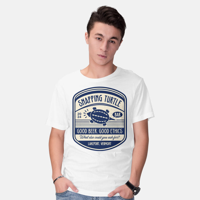 Snapping Turtle Emblem-Mens-Basic-Tee-LAGELANTEE