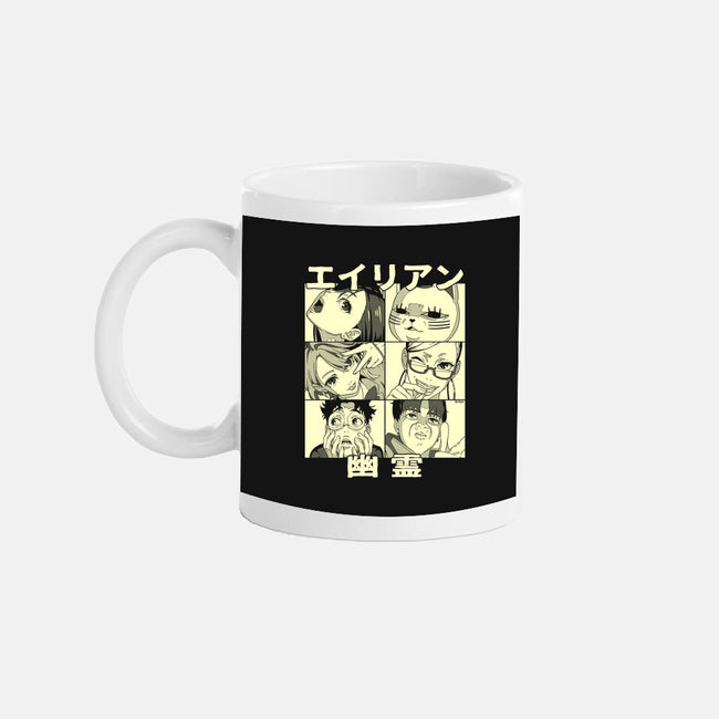 Aliens Ghosts-None-Mug-Drinkware-Andriu