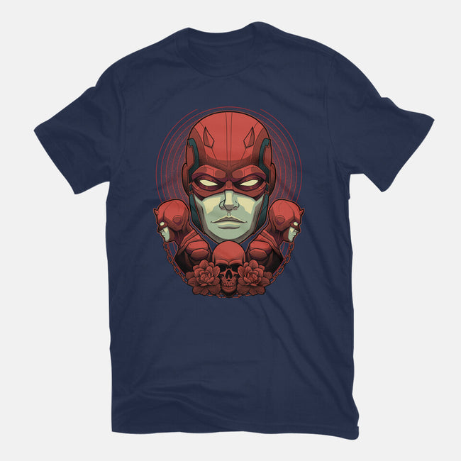 Crimson Devil-Womens-Basic-Tee-Astrobot Invention