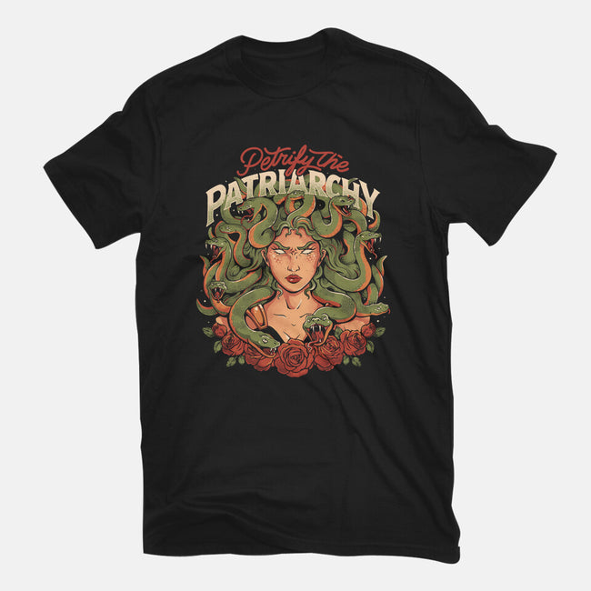 Petrify The Patriarchy-Womens-Basic-Tee-eduely