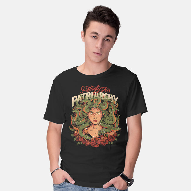 Petrify The Patriarchy-Mens-Basic-Tee-eduely