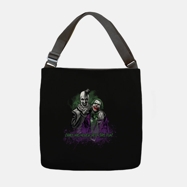 Chaos Has Never Been This Fun-None-Adjustable Tote-Bag-Samuel