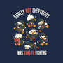 Not Everybody Was Kung Fu Fighting-None-Glossy-Sticker-tobefonseca