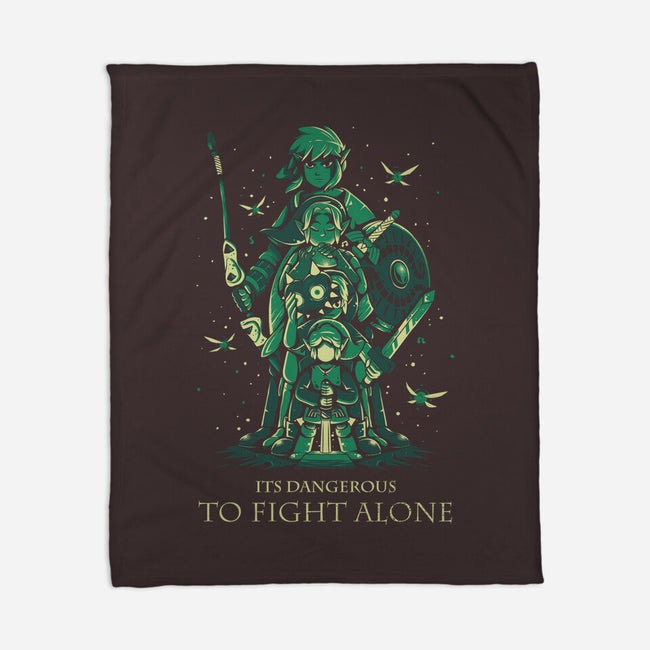 Don't Fight Alone-None-Fleece-Blanket-yumie