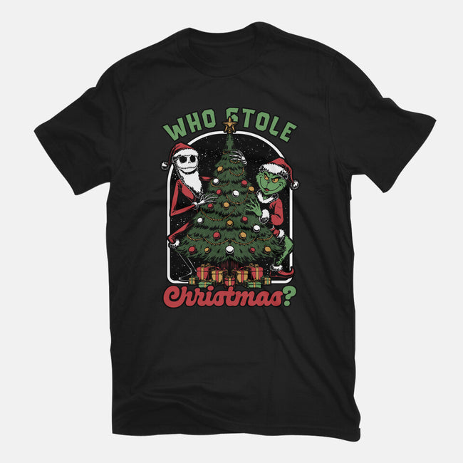 Stealing Christmas Movies-Mens-Basic-Tee-Studio Mootant