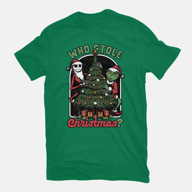 Stealing Christmas Movies-Mens-Basic-Tee-Studio Mootant