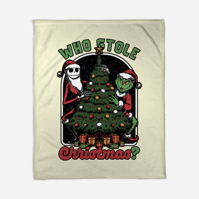 Stealing Christmas Movies-None-Fleece-Blanket-Studio Mootant