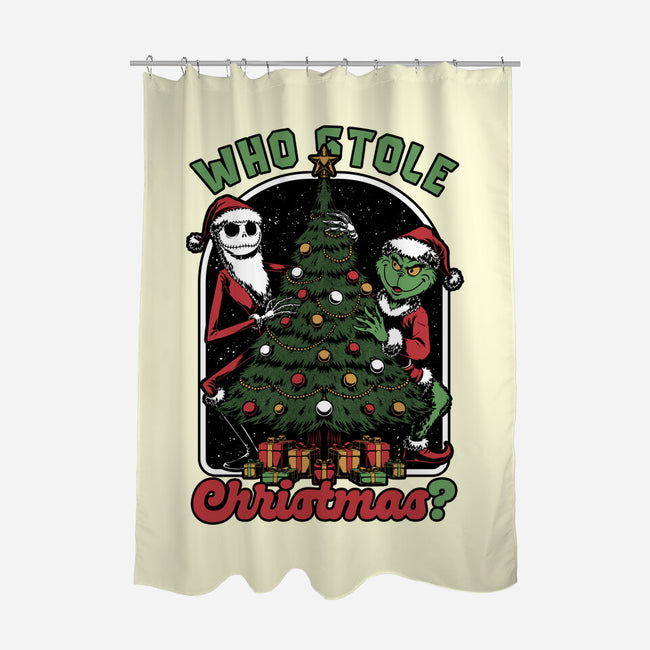 Stealing Christmas Movies-None-Polyester-Shower Curtain-Studio Mootant