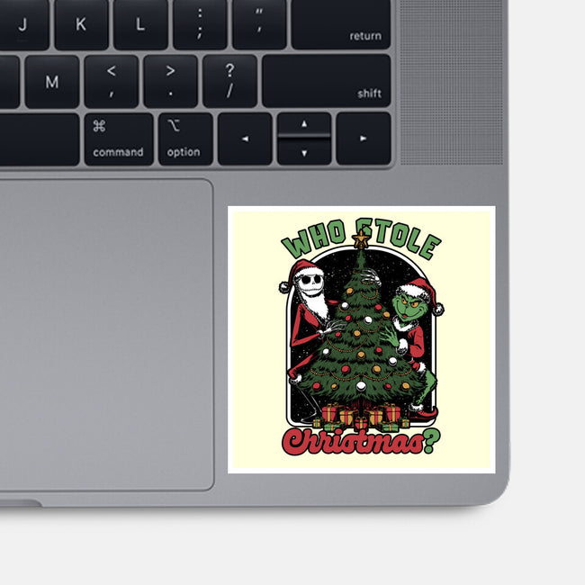 Stealing Christmas Movies-None-Glossy-Sticker-Studio Mootant