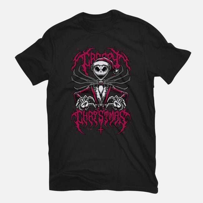 Creepy Christmas Skeleton-Womens-Basic-Tee-Studio Mootant