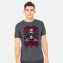 Creepy Christmas Skeleton-Mens-Heavyweight-Tee-Studio Mootant