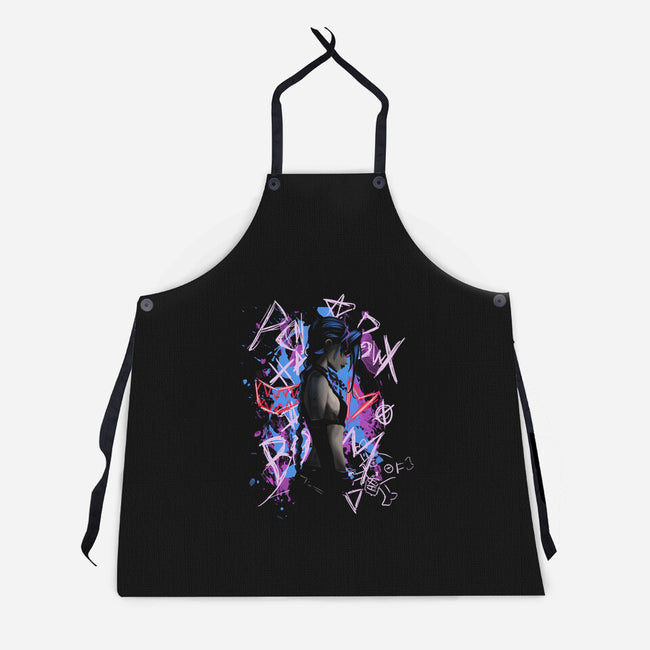 Shadow Crazy Jinx-Unisex-Kitchen-Apron-fanfabio