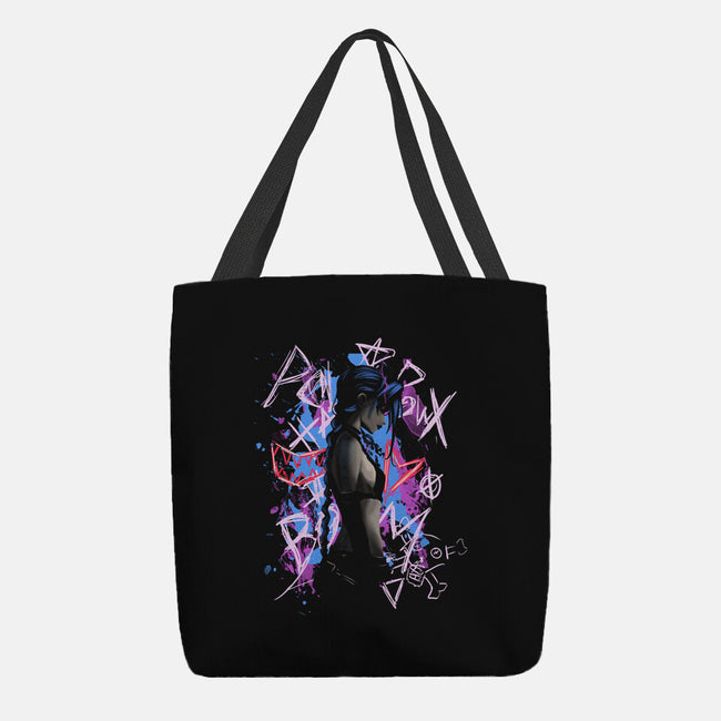 Shadow Crazy Jinx-None-Basic Tote-Bag-fanfabio