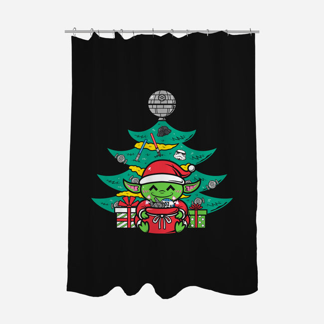 Christmas Tree In A Galaxy Far Away-None-Polyester-Shower Curtain-krisren28