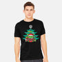 Christmas Tree In A Galaxy Far Away-Mens-Heavyweight-Tee-krisren28