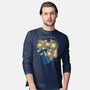 Travel Time Van Gogh Episode-Mens-Long Sleeved-Tee-tobefonseca