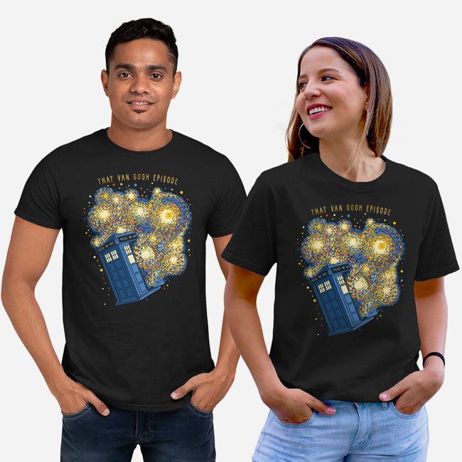 Travel Time Van Gogh Episode-Unisex-Basic-Tee-tobefonseca