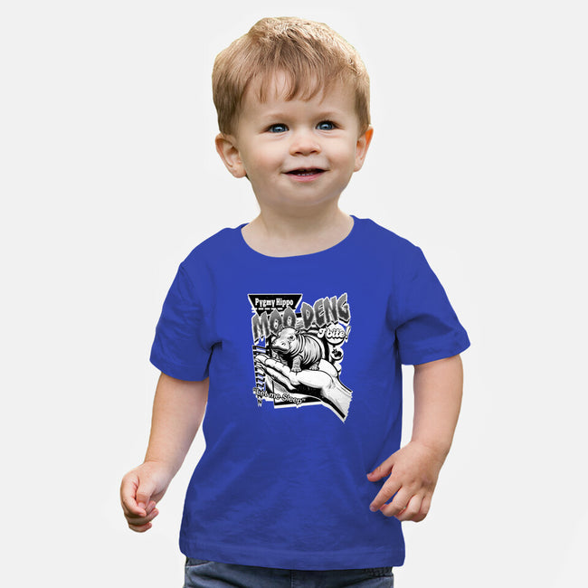 Pygmy Hippo Queen-Baby-Basic-Tee-palmstreet