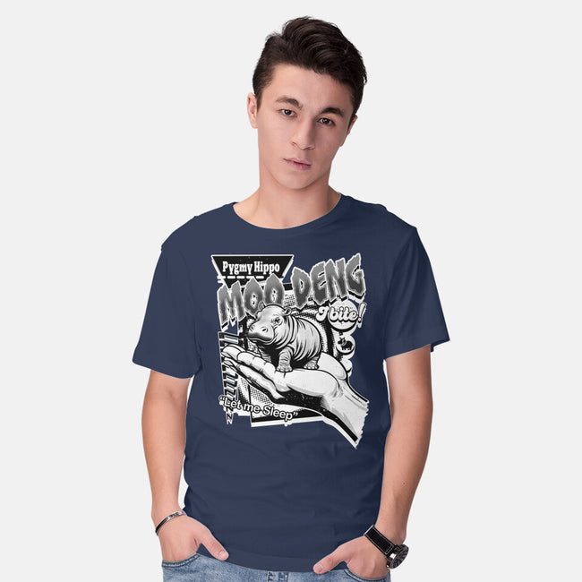 Pygmy Hippo Queen-Mens-Basic-Tee-palmstreet