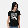 Pygmy Hippo Queen-Womens-Basic-Tee-palmstreet