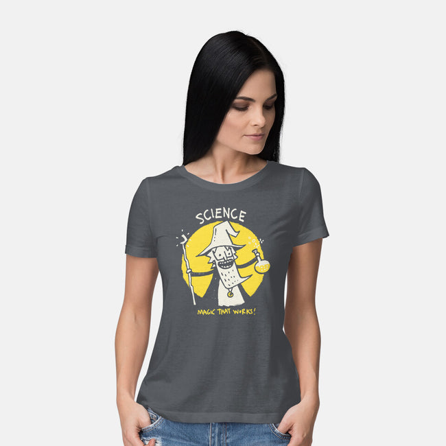 Science Has The Solutions-Womens-Basic-Tee-Wenceslao A Romero