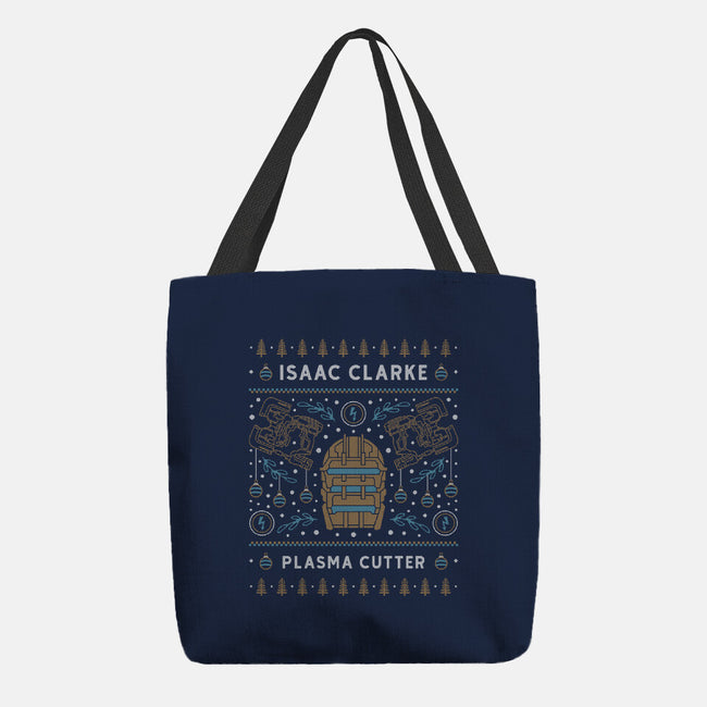 Isaac Clarke Ugly Sweater-None-Basic Tote-Bag-LAGELANTEE