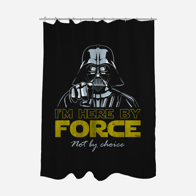 Here By Force-None-Polyester-Shower Curtain-NMdesign