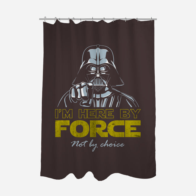 Here By Force-None-Polyester-Shower Curtain-NMdesign