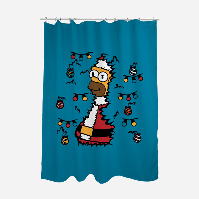 A Christmas Bush-None-Polyester-Shower Curtain-SuperEdu