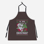 Ugly Sweater Skeleton Christmas-Unisex-Kitchen-Apron-Studio Mootant