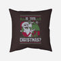 Ugly Sweater Skeleton Christmas-None-Removable Cover w Insert-Throw Pillow-Studio Mootant