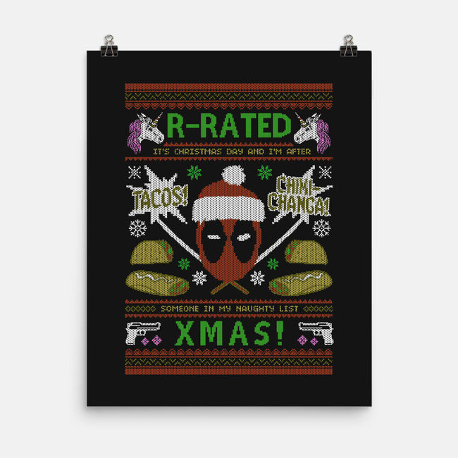 R-Rated Christmas-None-Matte-Poster-Arinesart