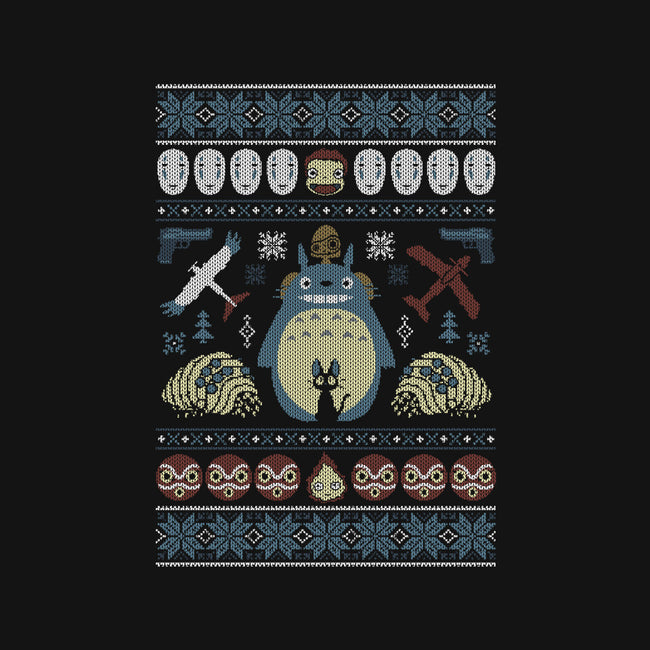 A Very Ghibli Christmas-None-Polyester-Shower Curtain-Arinesart