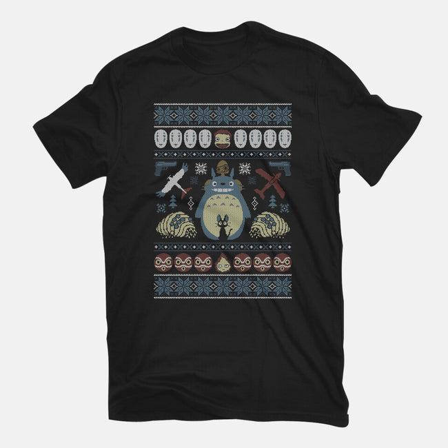 A Very Ghibli Christmas-Youth-Basic-Tee-Arinesart