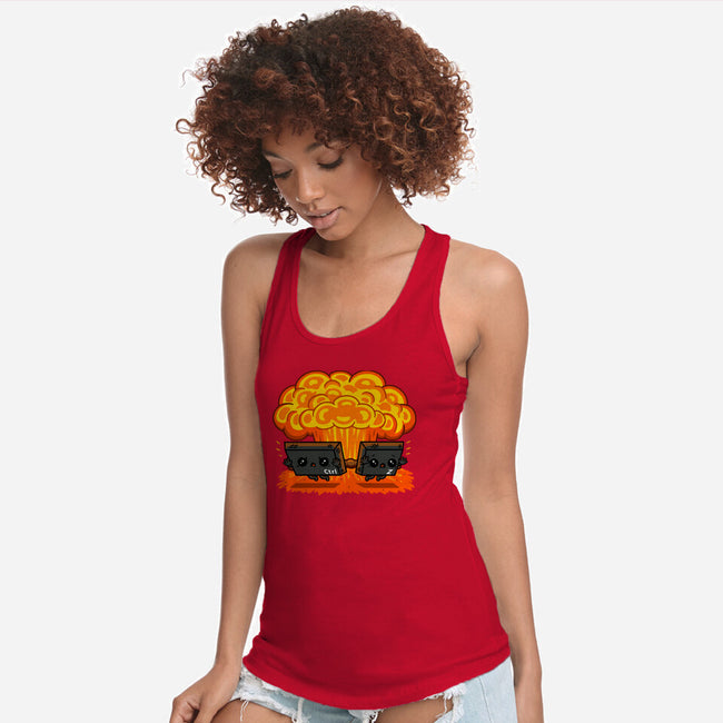 Ctrl Z Mission-Womens-Racerback-Tank-Raffiti