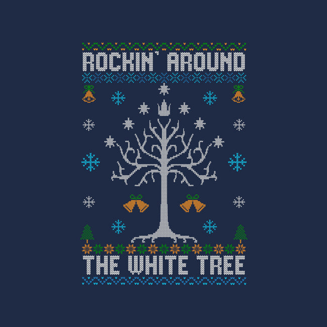 Rockin Around The White Tree-None-Adjustable Tote-Bag-NMdesign