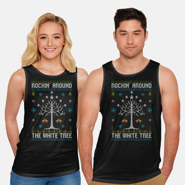 Rockin Around The White Tree-Unisex-Basic-Tank-NMdesign