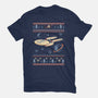 Space Night Xmas-Youth-Basic-Tee-marsdkart